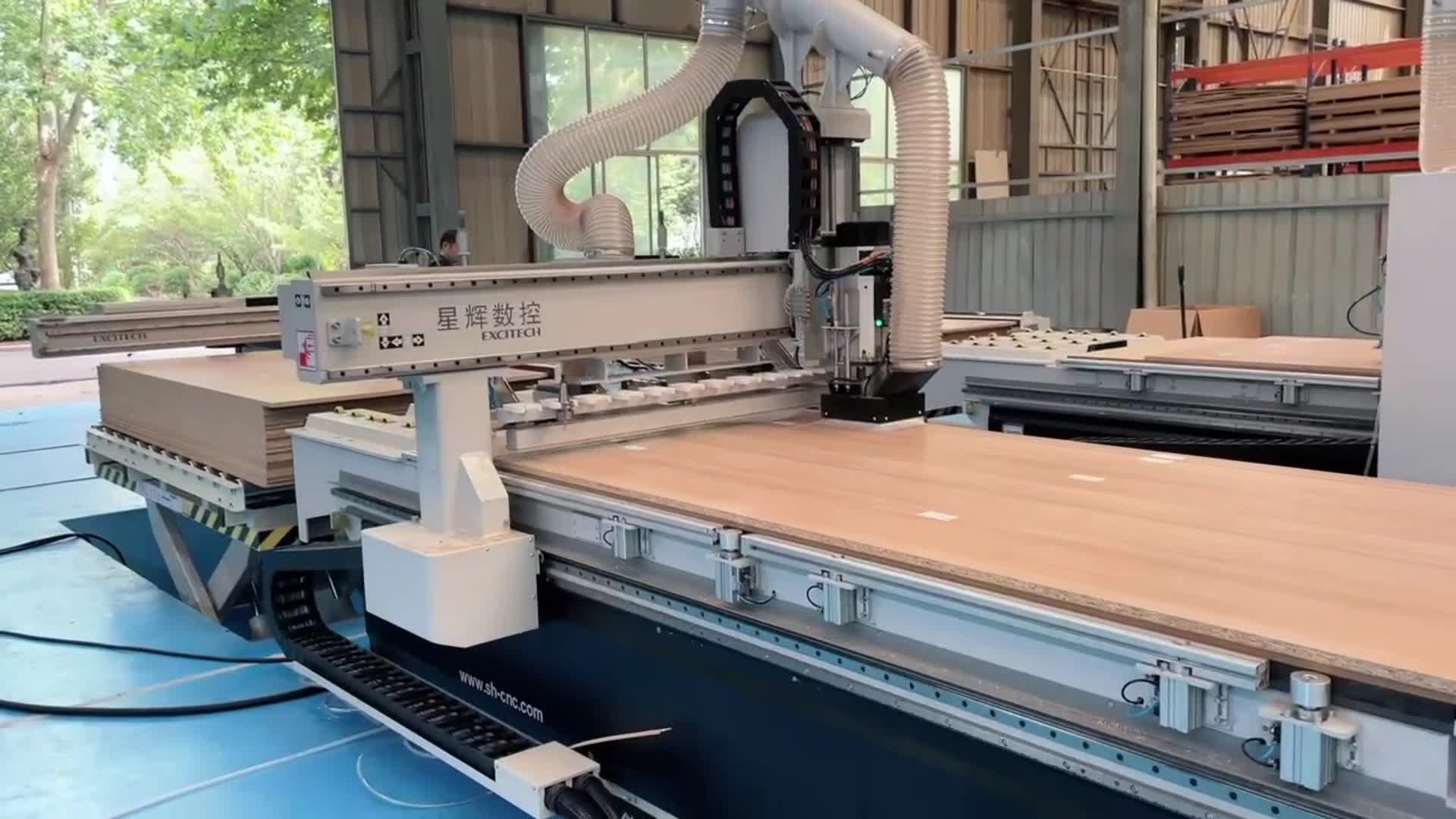 Erleben Sie das staubfreie Schneidbearbeitungszentrum und bauen Sie Ihre Möbelfabrik!