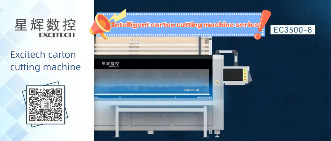 Excitech Kartonschneider mit mehreren Stationen der Serie EC3500.