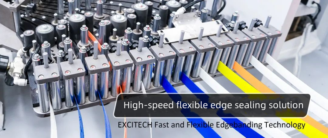 Schnelle und flexible Kantenanleimtechnologie von EXCITECH.