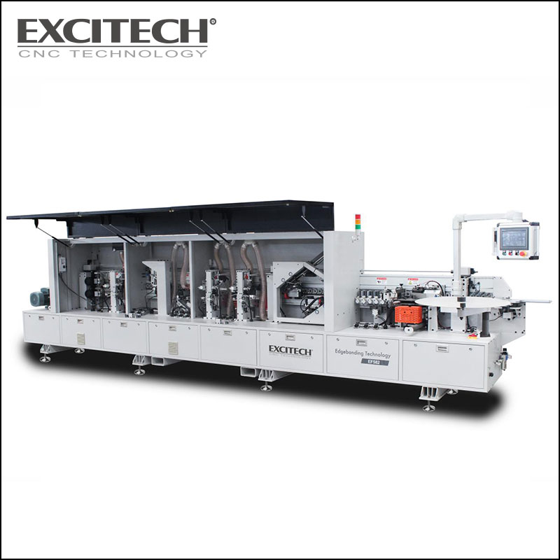Kantenanleimmaschine mit Eckenbeschnitt