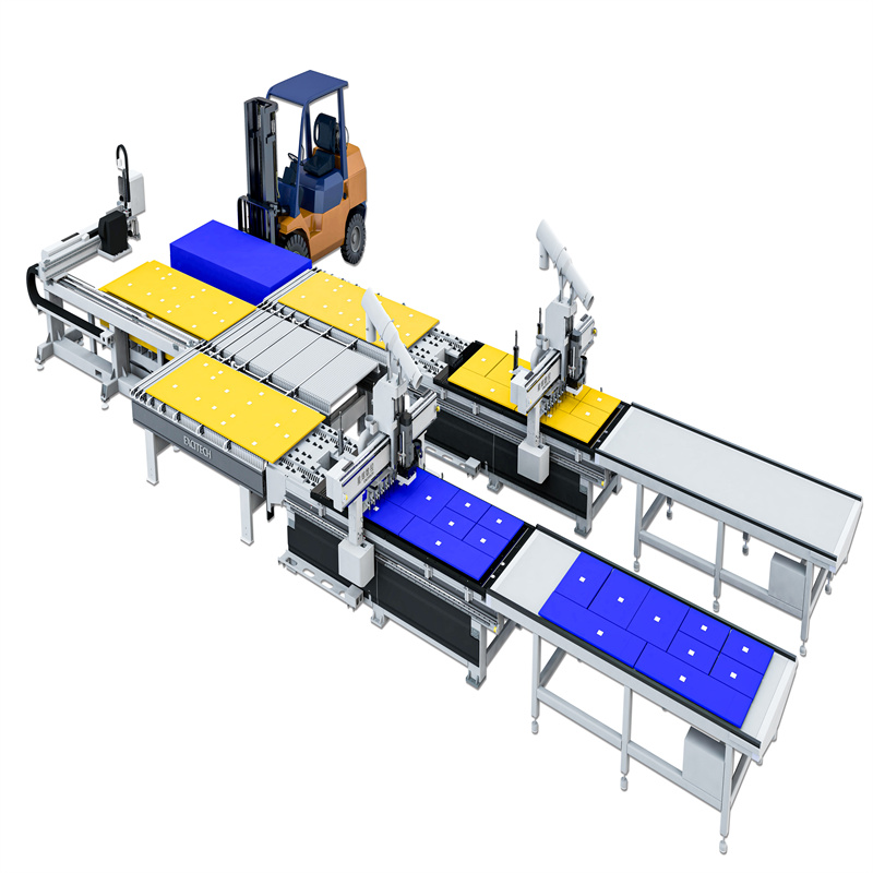 Holzbearbeitungs-CNC-Intelligente Möbelfabrik-Nisteinheit